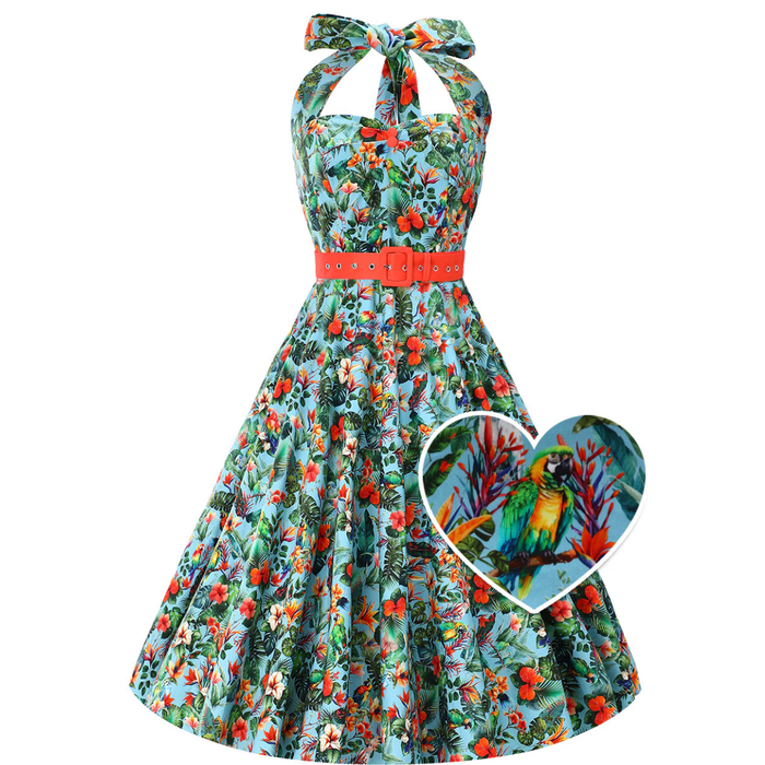Dolly and Dotty Kleid Daisy Tropical Parrot