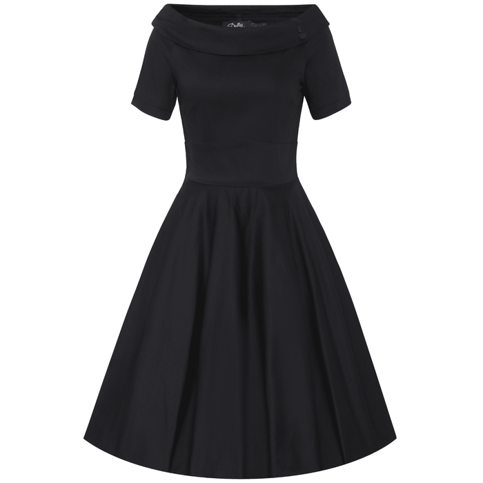 Dolly and Dotty Kleid Darlene uni schwarz