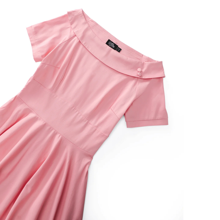 Dolly and Dotty Kleid Darlene uni rosa