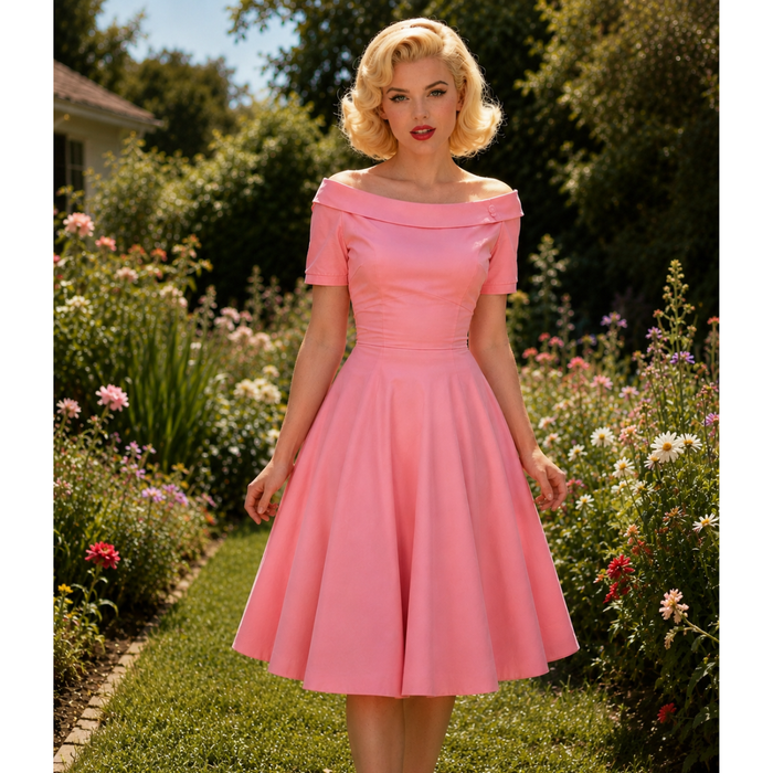 Dolly and Dotty Kleid Darlene uni rosa