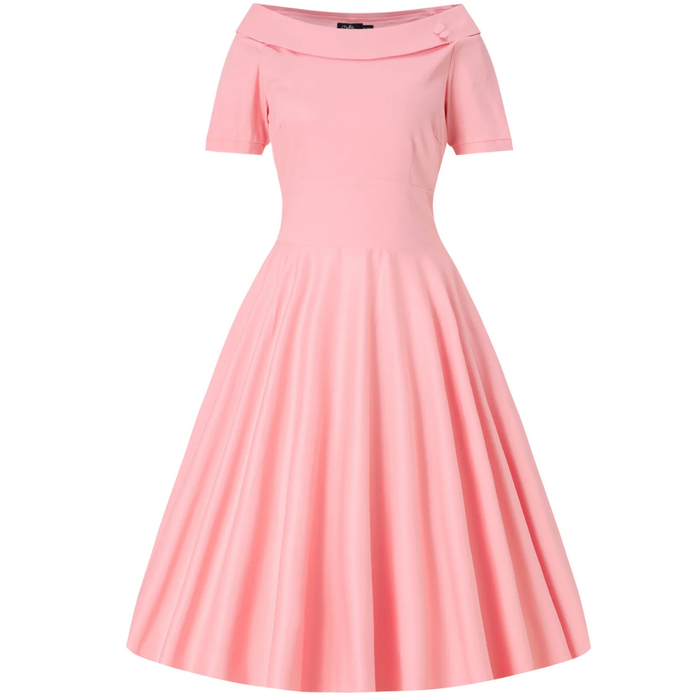 Dolly and Dotty Kleid Darlene uni rosa