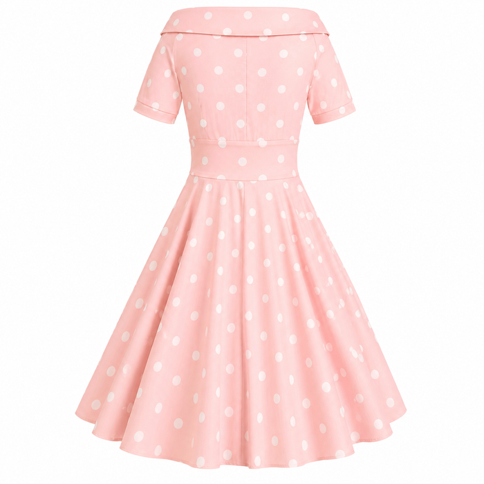 Dolly and Dotty Kleid Darlene hellrosa weiss Dots