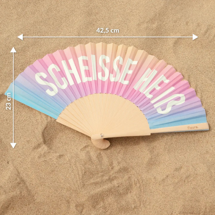 Fächer Scheisse heiss