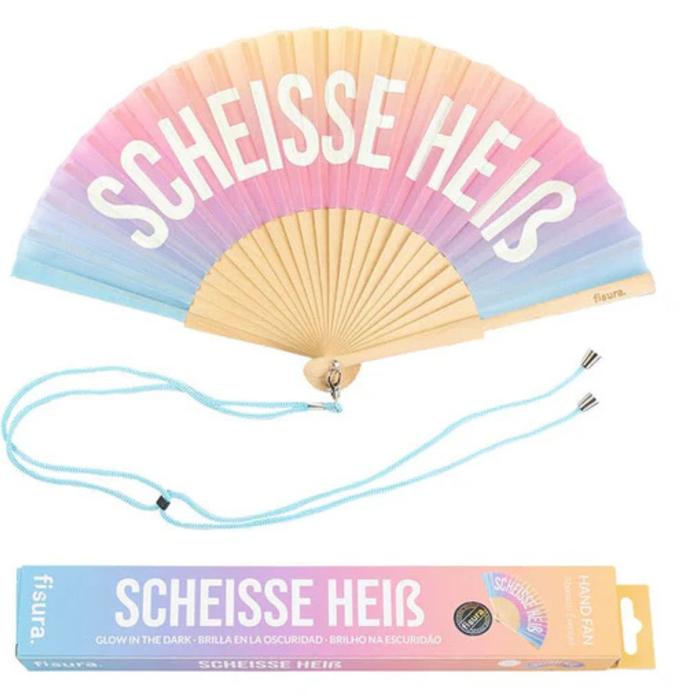 Fächer Scheisse heiss