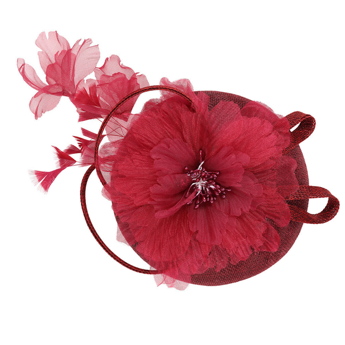 Fascinator Duchess bordeaux