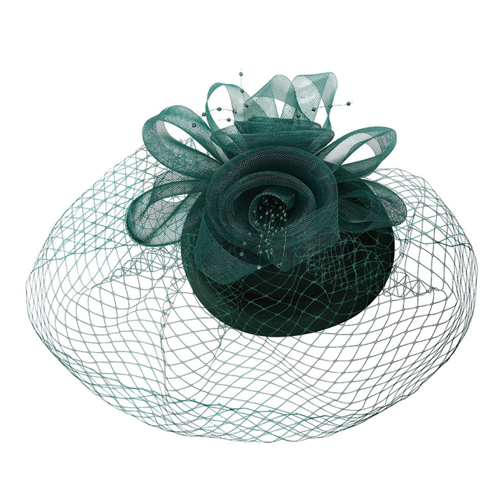 Fascinator Royal Bloom grün