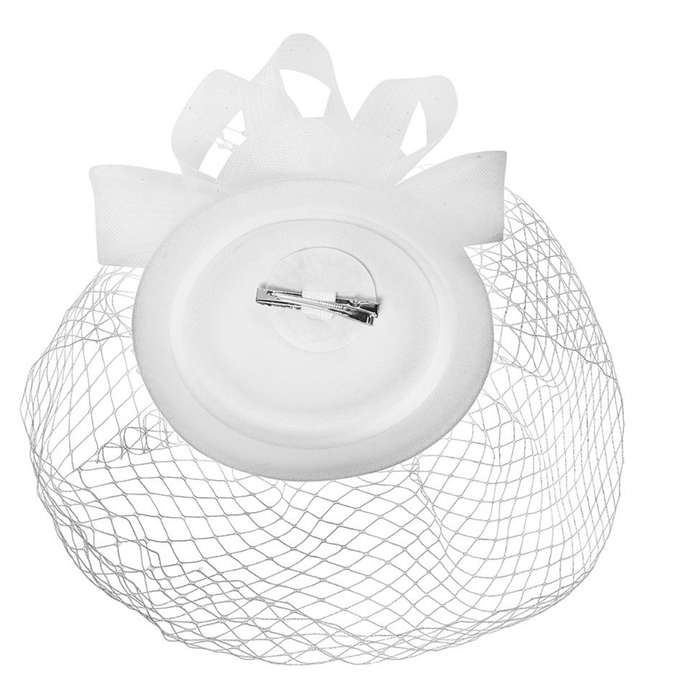 Fascinator Royal Bloom weiss