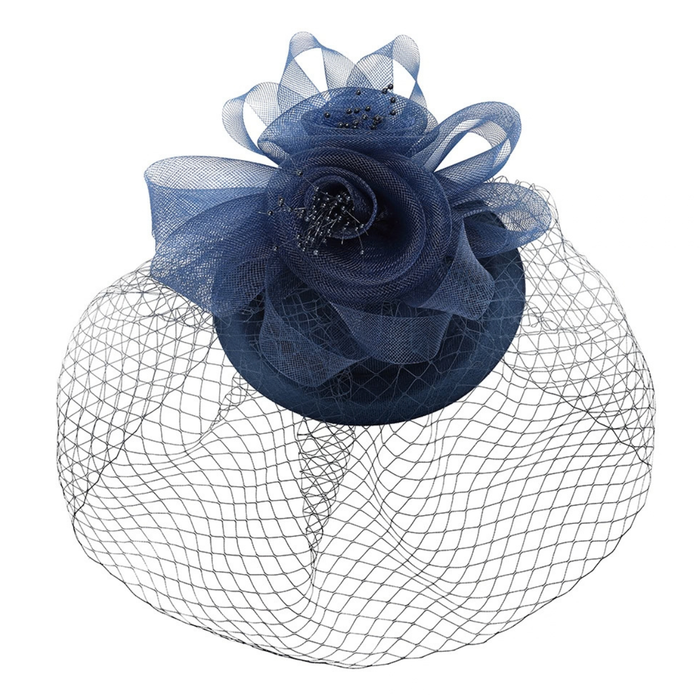Fascinator Royal Bloom blau