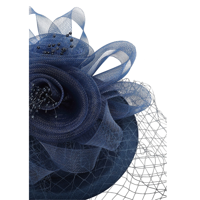 Fascinator Royal Bloom blau