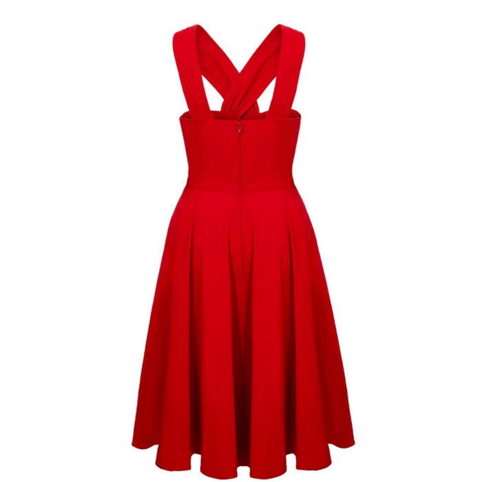 Hell Bunny Kleid Gina rot