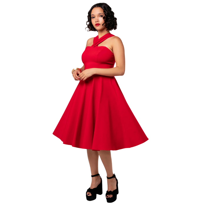 Hell Bunny Kleid Gina rot