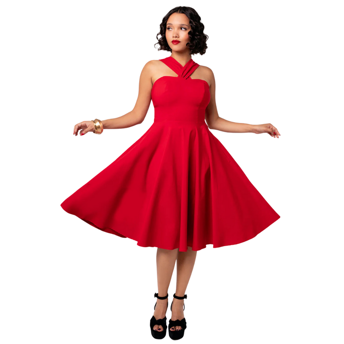 Hell Bunny Kleid Gina rot