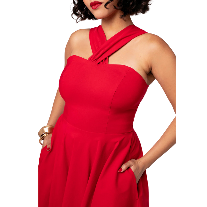 Hell Bunny Kleid Gina rot