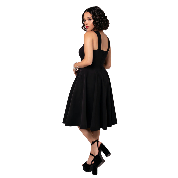 Hell Bunny Kleid Gina schwarz