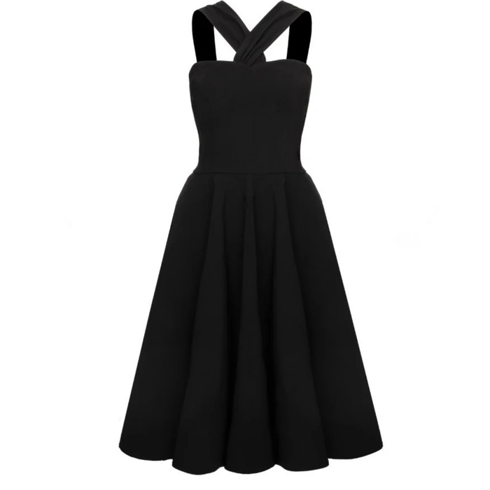Hell Bunny Kleid Gina schwarz