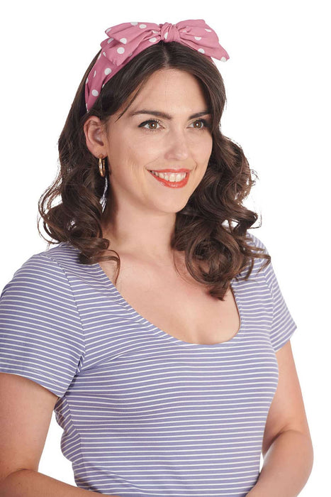 Banned Haarreif Magdalena rosa