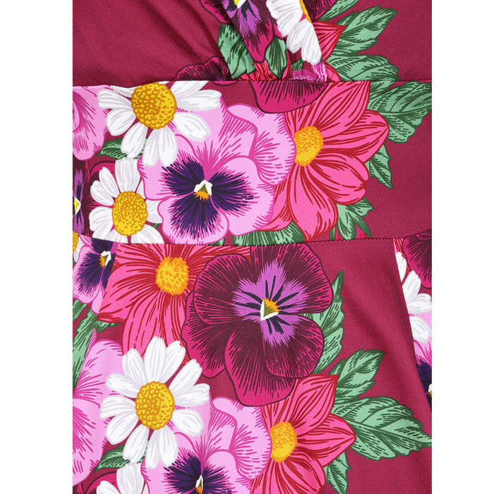 Hearts & Roses Kleid Berry Blossom