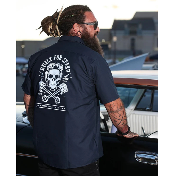 Steady Clothing Hemd Built for speed navy
