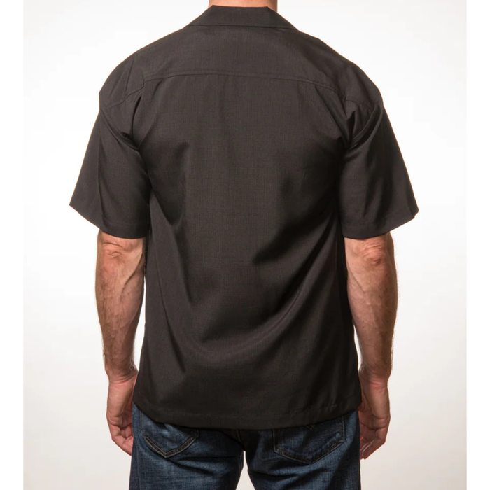 Steady Clothing Hemd Starpanel schwarz-écru