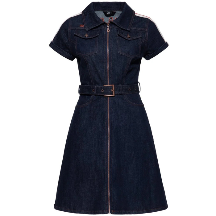 Queen Kerosin Kleid Racing Queen blau