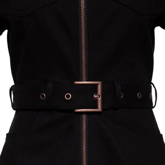 Queen Kerosin Kleid Racing Queen schwarz