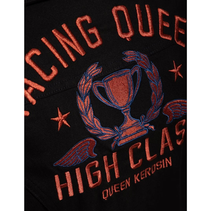 Queen Kerosin Kleid Racing Queen schwarz