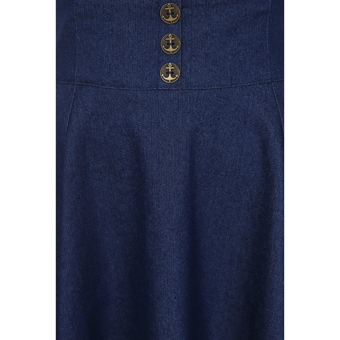 Banned Jupe Denim Dottie
