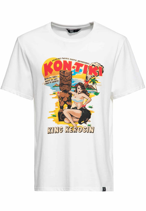 King Kerosin T-Shirt Kon-Tiki weiss