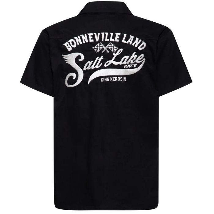 King Kerosin Hemd Bonneville Land schwarz