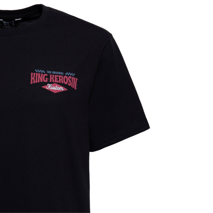 King Kerosin T-Shirt Hot Rod Service schwarz