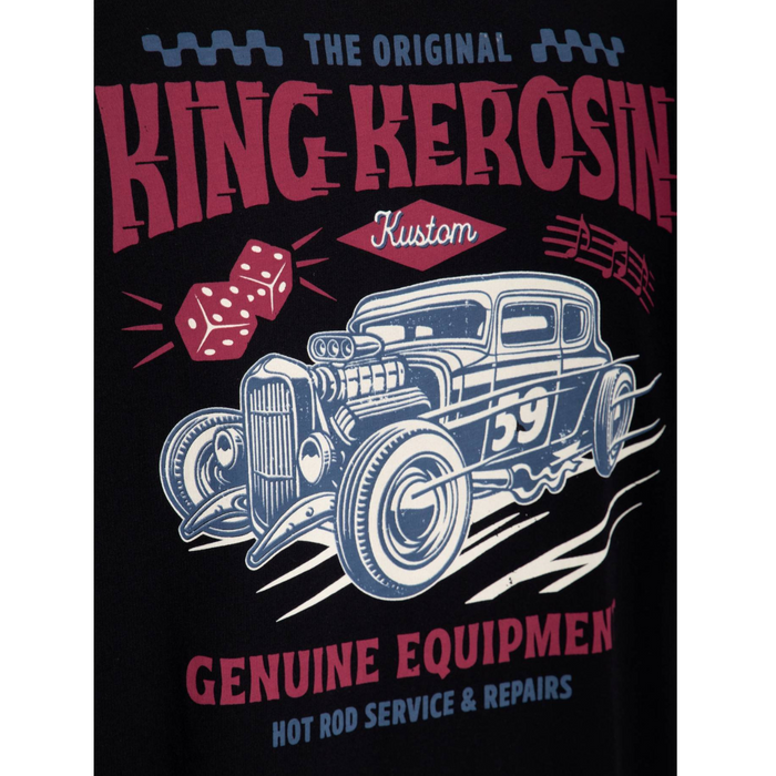 King Kerosin T-Shirt Hot Rod Service schwarz
