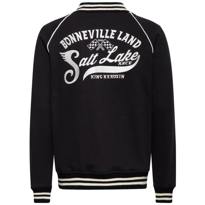 King Kerosin Collegejacke Bonneville Land schwarz