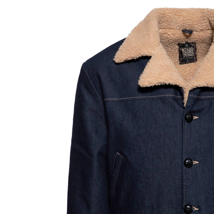 King Kerosin Jacke Teddy Denim
