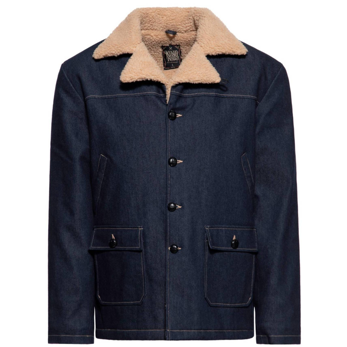 King Kerosin Jacke Teddy Denim