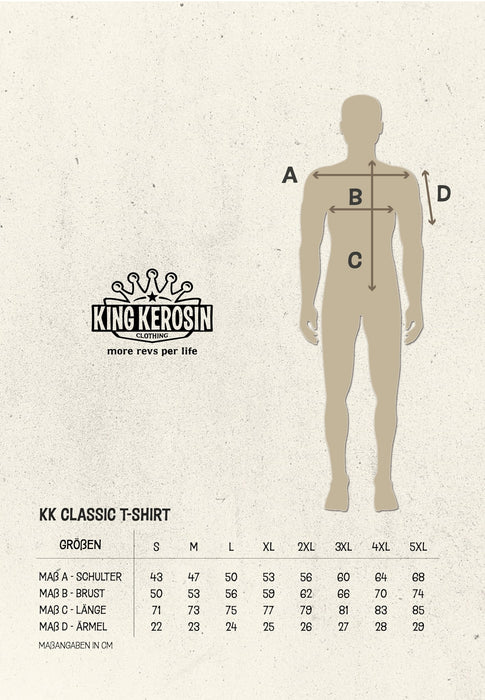 King Kerosin T-Shirt Classic Hot Rod weiss