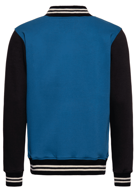 King Kerosin Collegejacke Plain blau