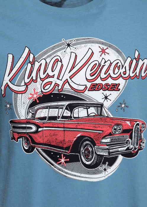King Kerosin T-Shirt Edsel rauchblau