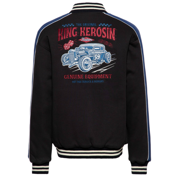 King Kerosin Collegejacke Hot Rod Service