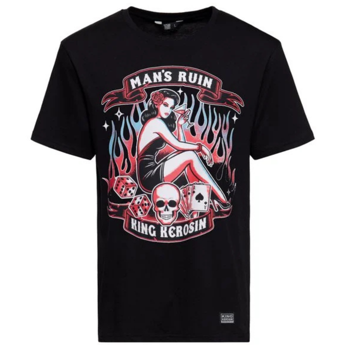 King Kerosin T-Shirt Man's Ruin Gamble