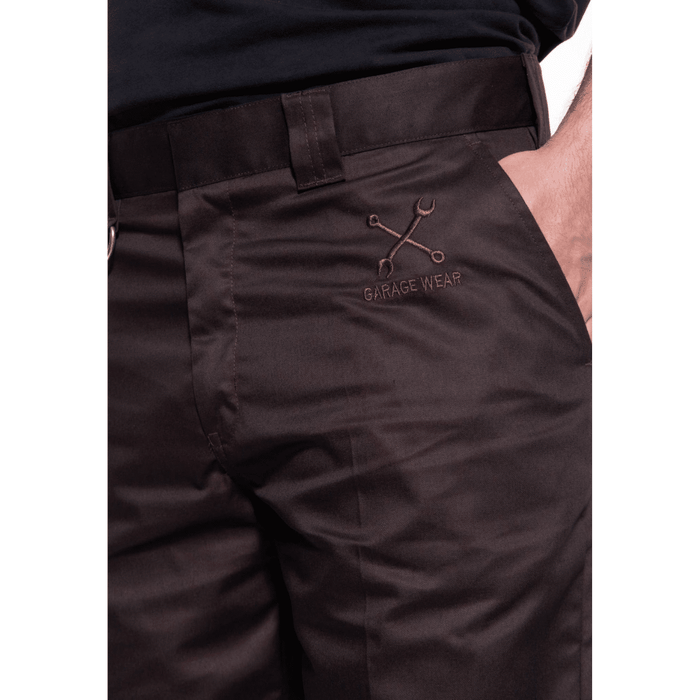King Kerosin Workwear-Hose braun