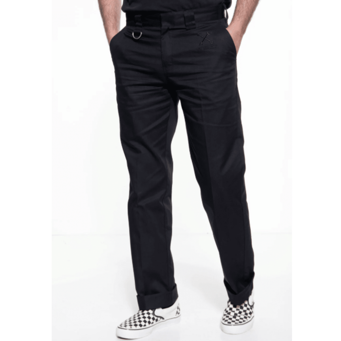 King Kerosin Workwear-Hose schwarz