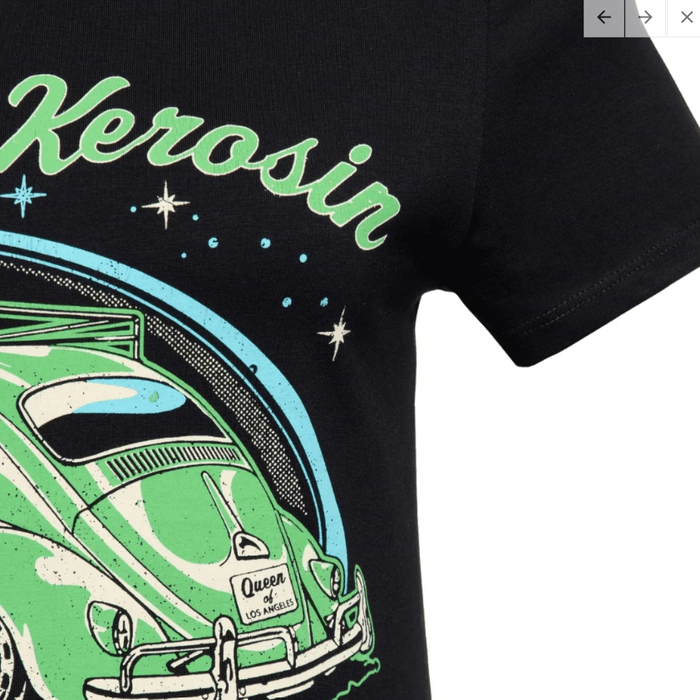 Queen Kerosin T-Shirt Los Angeles schwarz