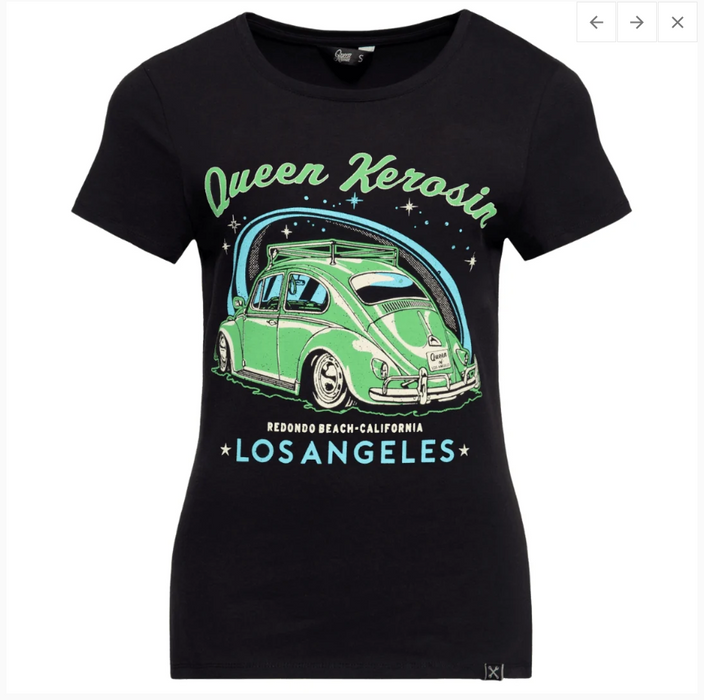 Queen Kerosin T-Shirt Los Angeles schwarz