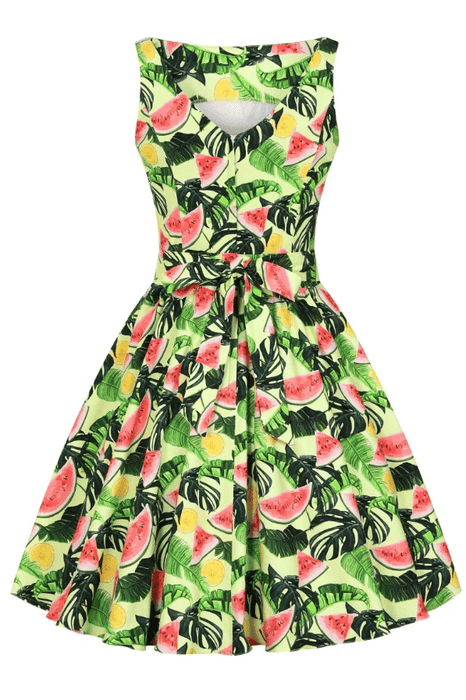 Lady Vintage Kleid Tea Fruit Cocktail