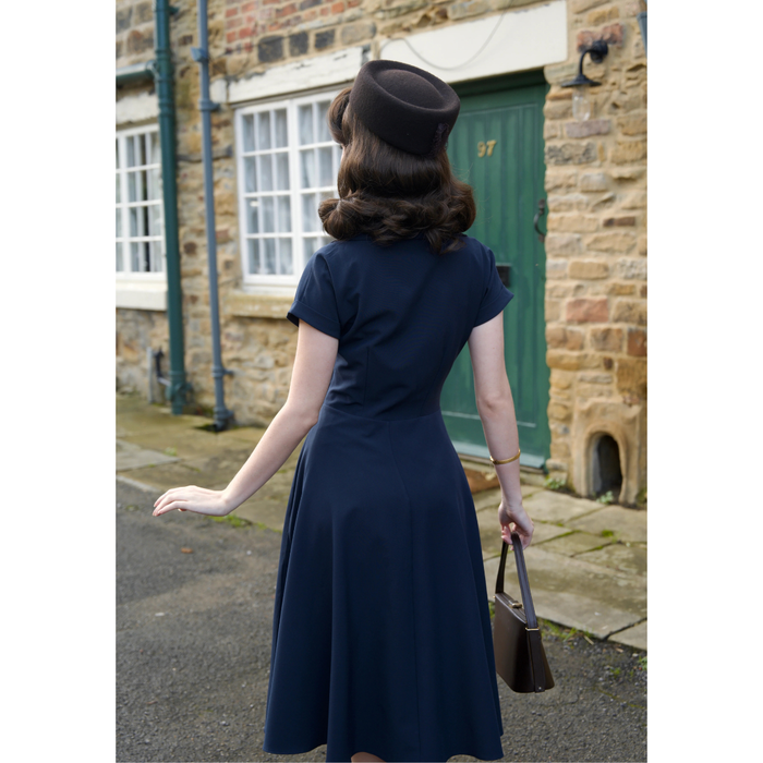 Pretty Retro Kleid Hostess navy