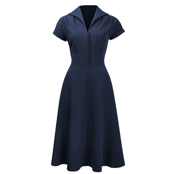 Pretty Retro Kleid Hostess navy