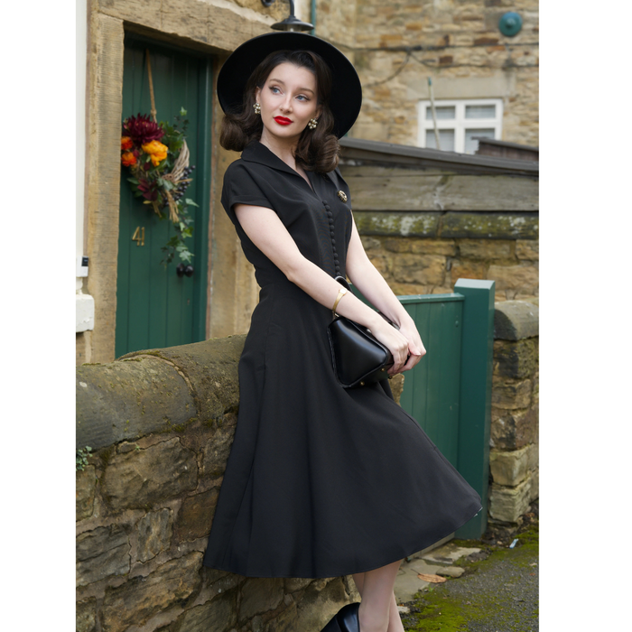 Pretty Retro Kleid Hostess schwarz