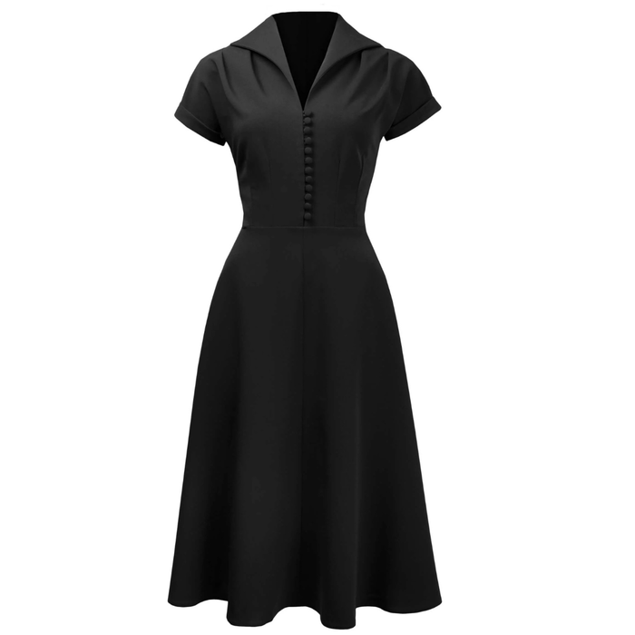 Pretty Retro Kleid Hostess schwarz