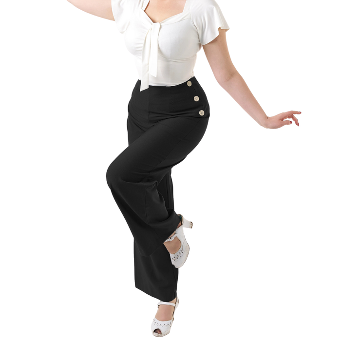 Pretty Retro Swing Pants schwarz