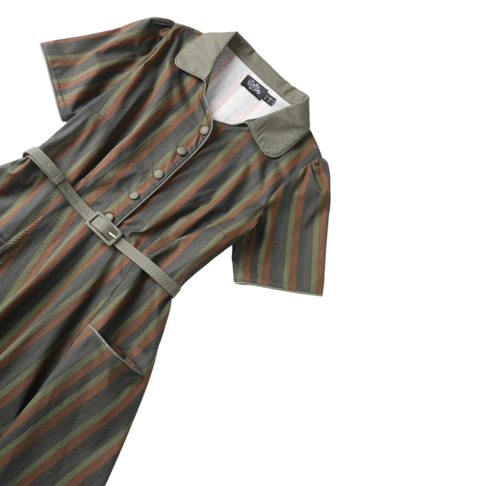 Dolly and Dotty Kleid Penelope Olive Striped